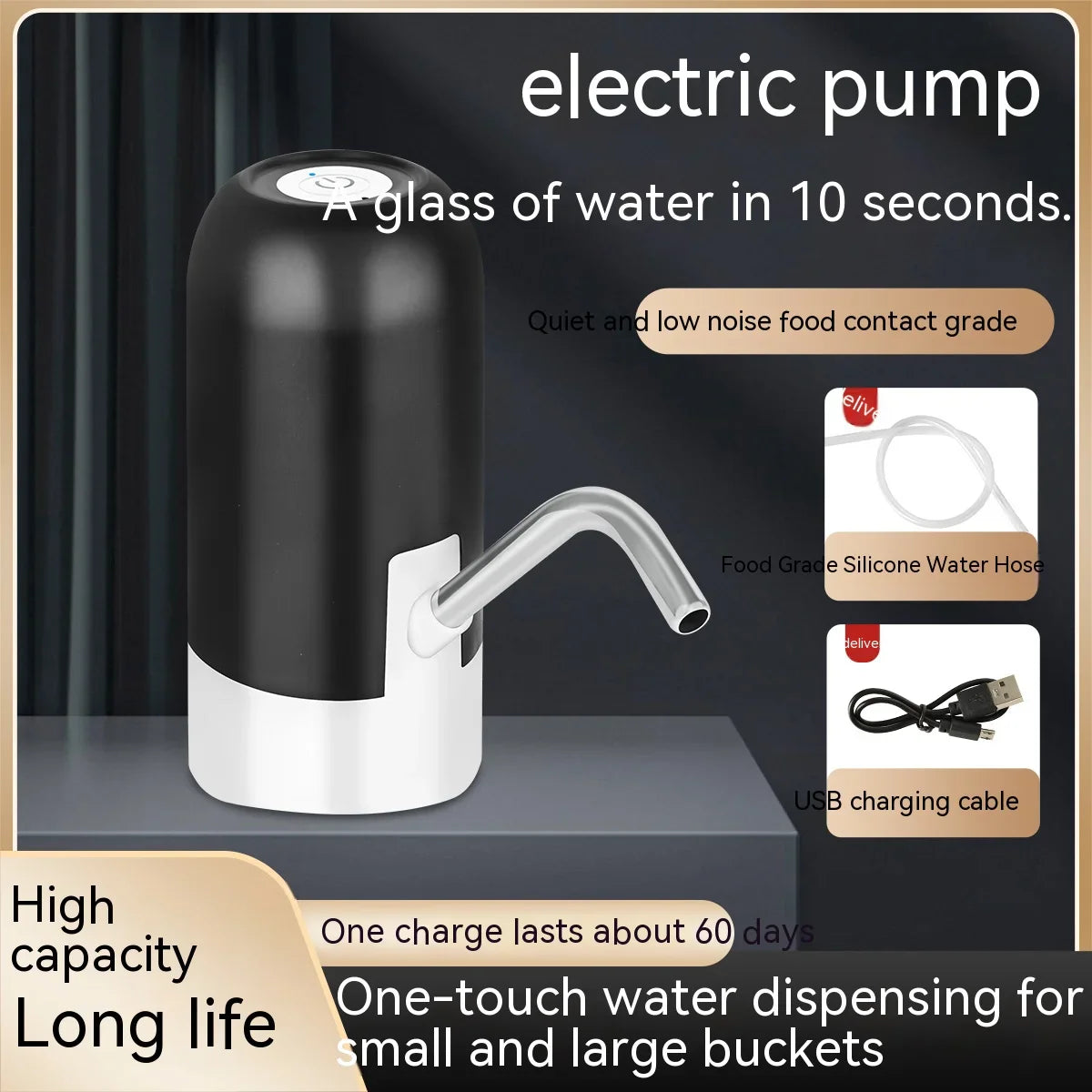 Portable Water Pump for Easy Hydration